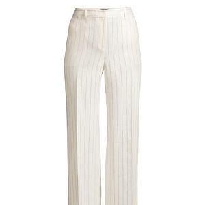 Lafayette 148 New York Dalton Wide-Leg Linen Pants
